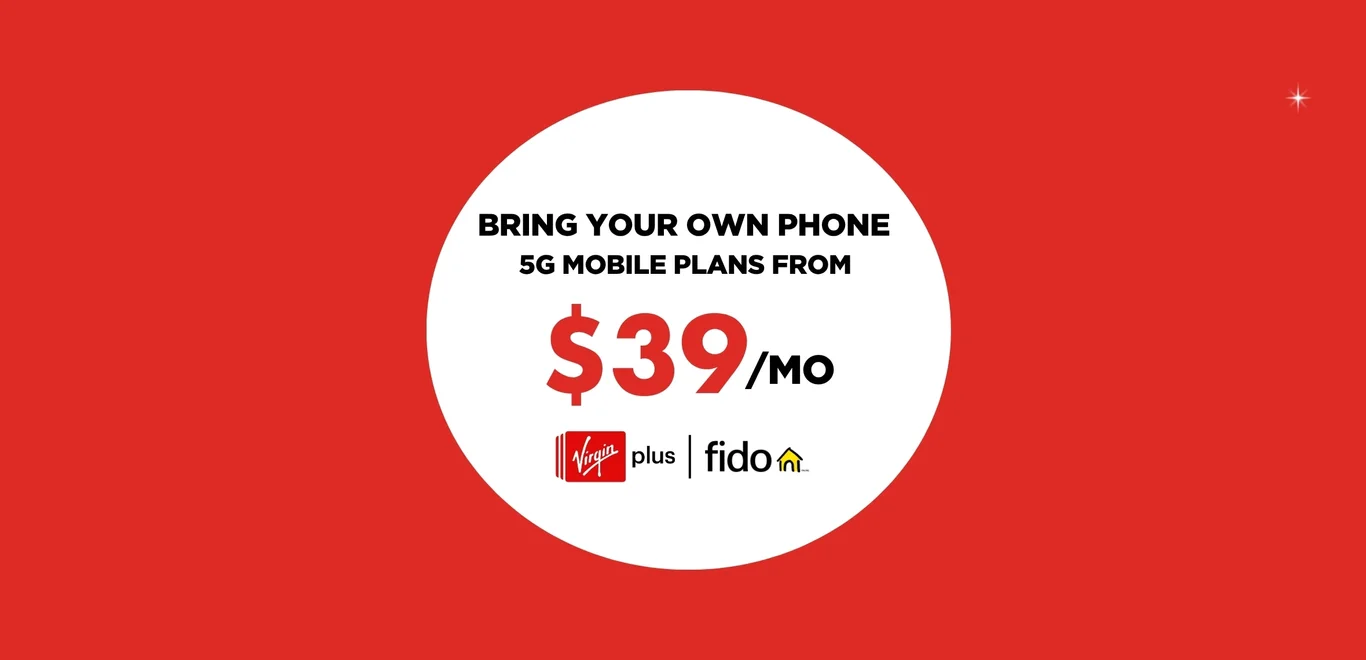 A white circle contains "phone plans from $39/month" 